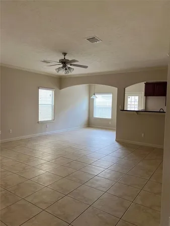a kitchen with a stove and a microwave