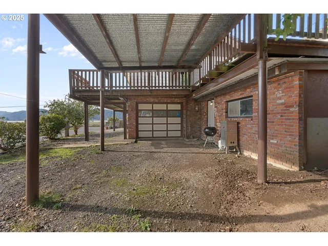 a view of an house with a porch
