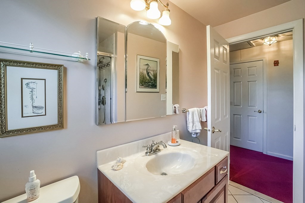 10 Sullivan Drive Randolph, MA 02368 - Photo 19 of 40 a bathroom with a sink a toilet and shower