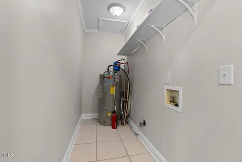 a view of a hallway with entryway