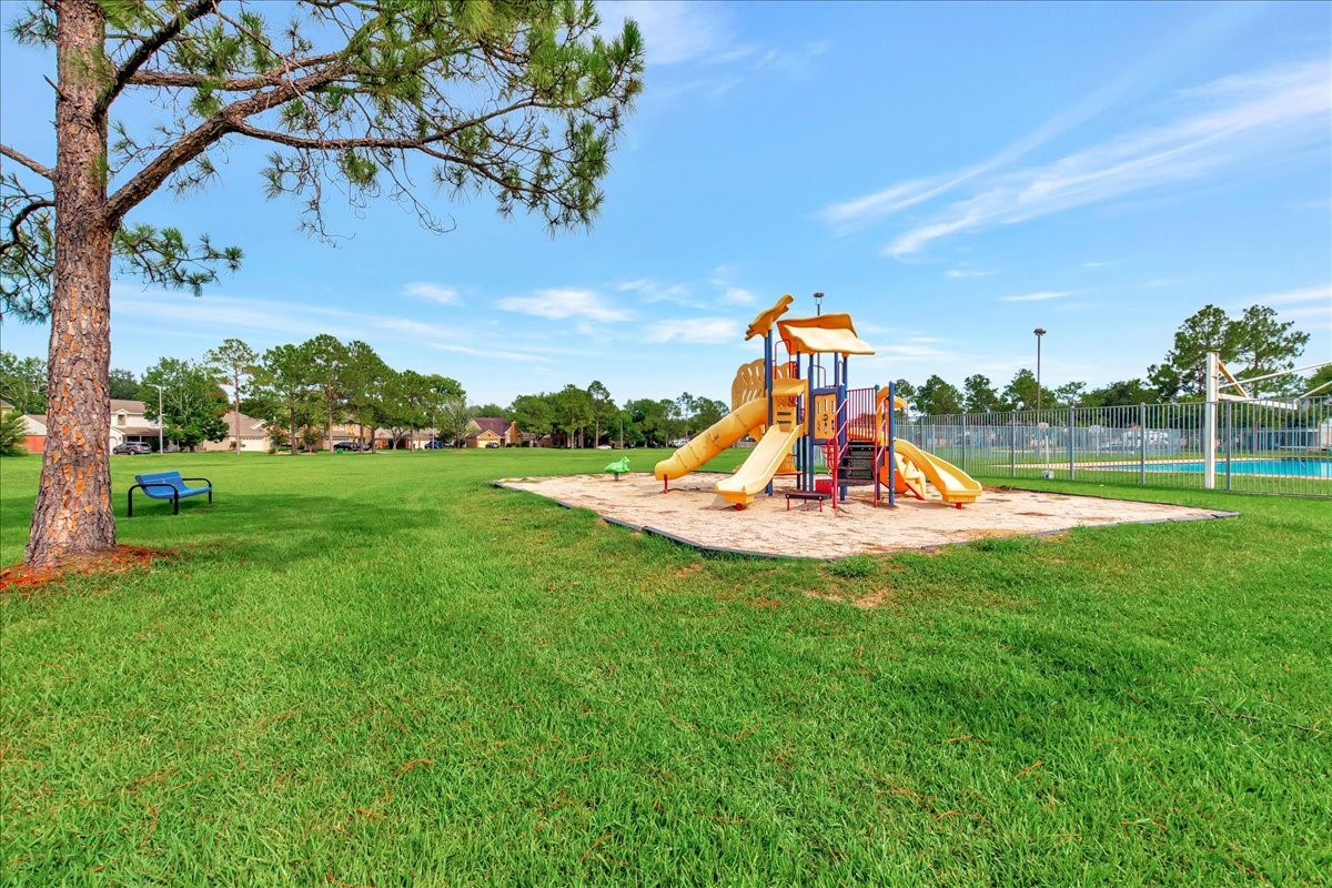 15131 Cranbourne Drive Houston, TX 77062 - Photo 36 of 42 a view of a park with large trees