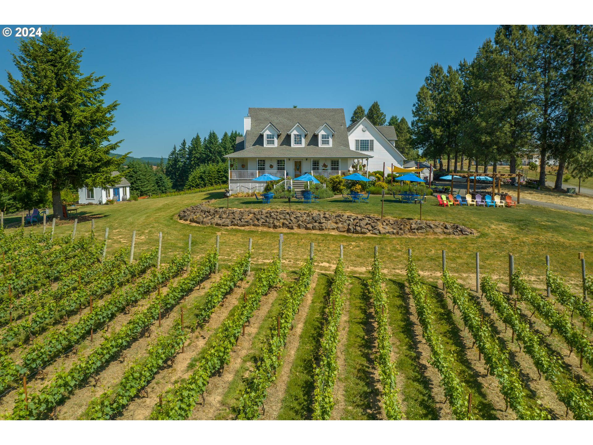 25059 Larson Road Monroe, OR 97456 - Photo 31 of 38 a view of a swimming pool with a yard