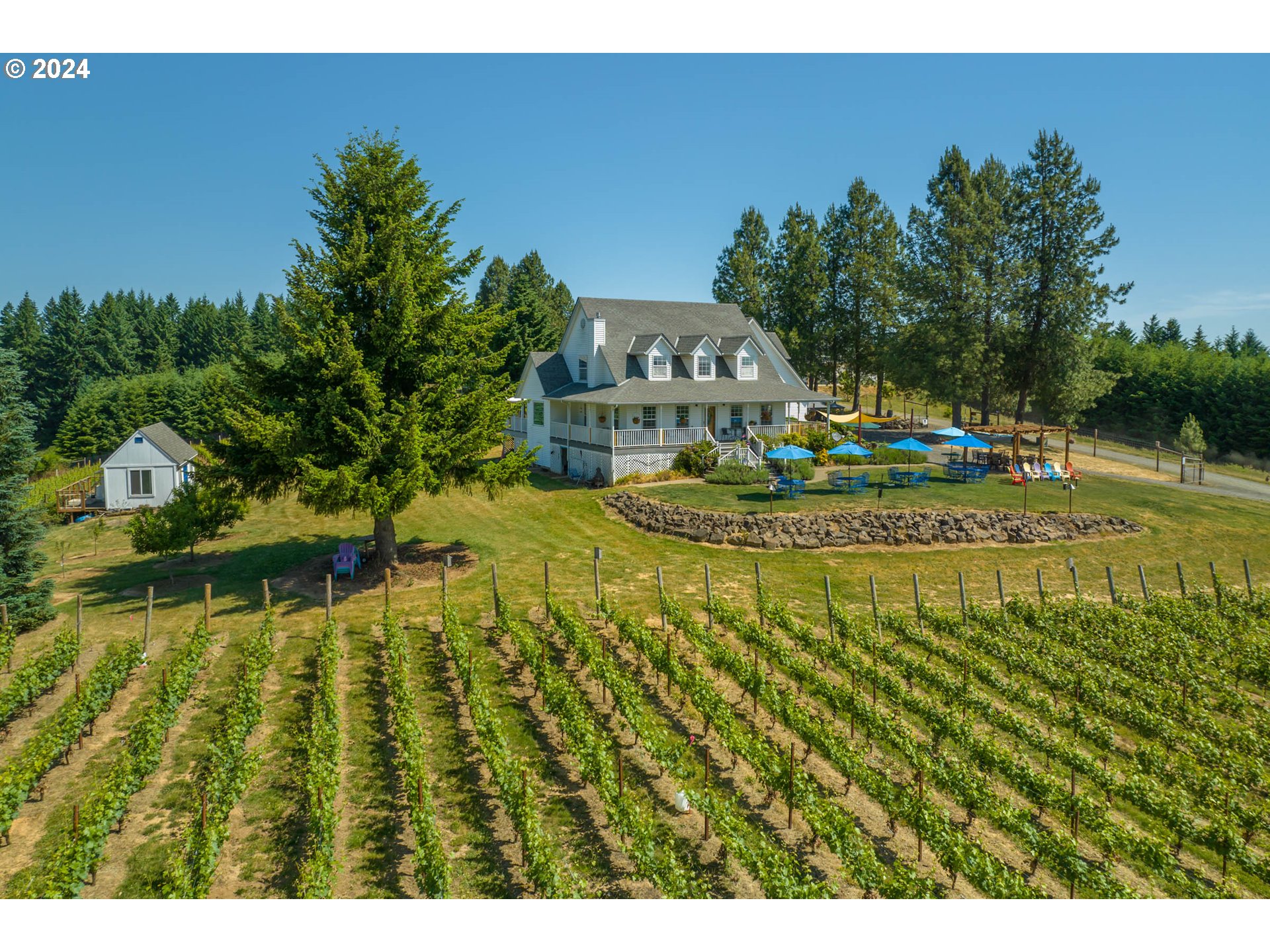 25059 Larson Road Monroe, OR 97456 - Photo 33 of 38 a view of a swimming pool with a yard