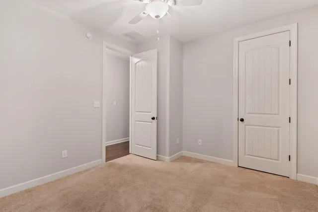 a view of an empty room