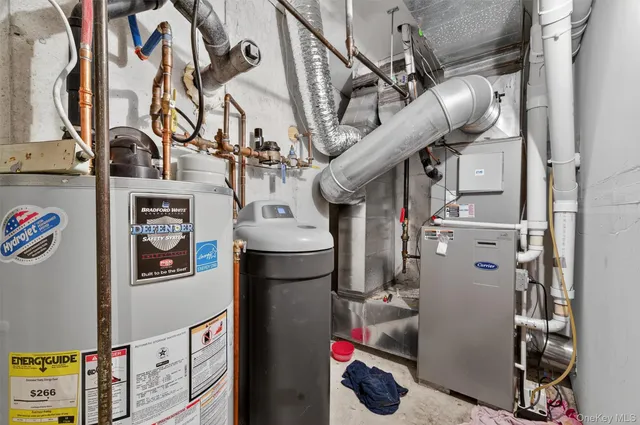 a storage room with washer and dryer