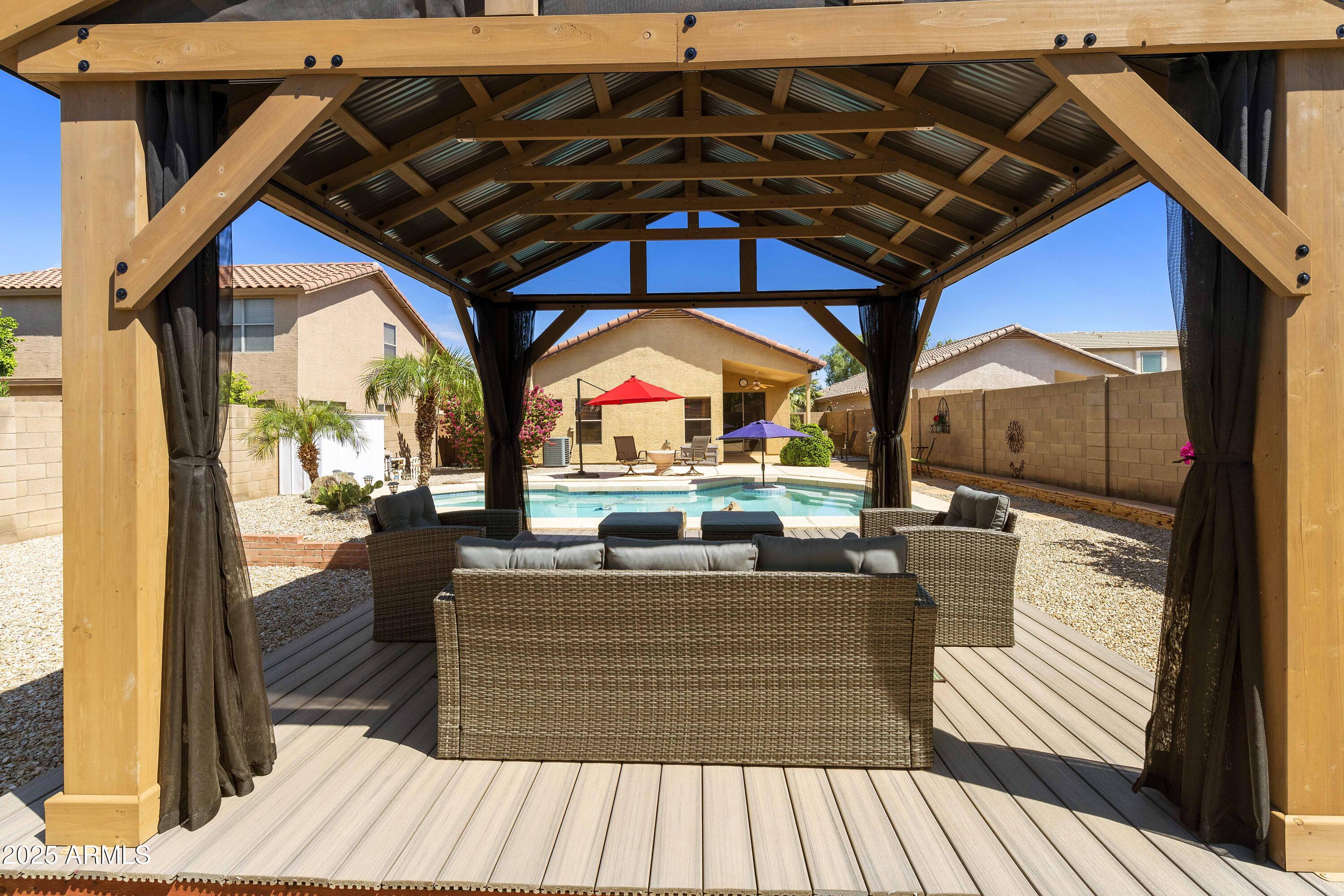 519 East Devon Drive Gilbert, AZ 85296 - Photo 24 of 47 a view of outdoor space with a patio