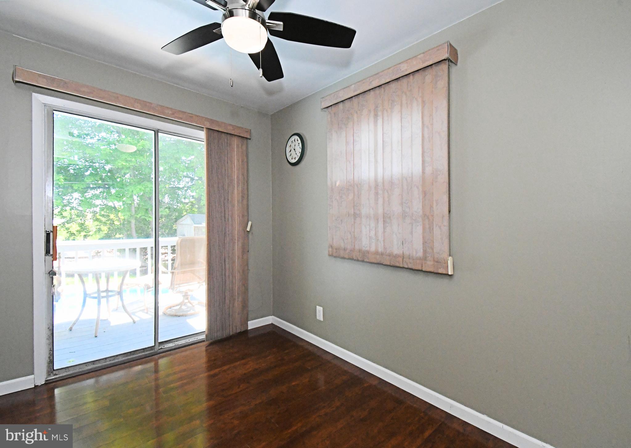 609 Mansfield Road Willow Grove, PA 19090 - Photo 10 of 68 a view of empty room with wooden floor and fan
