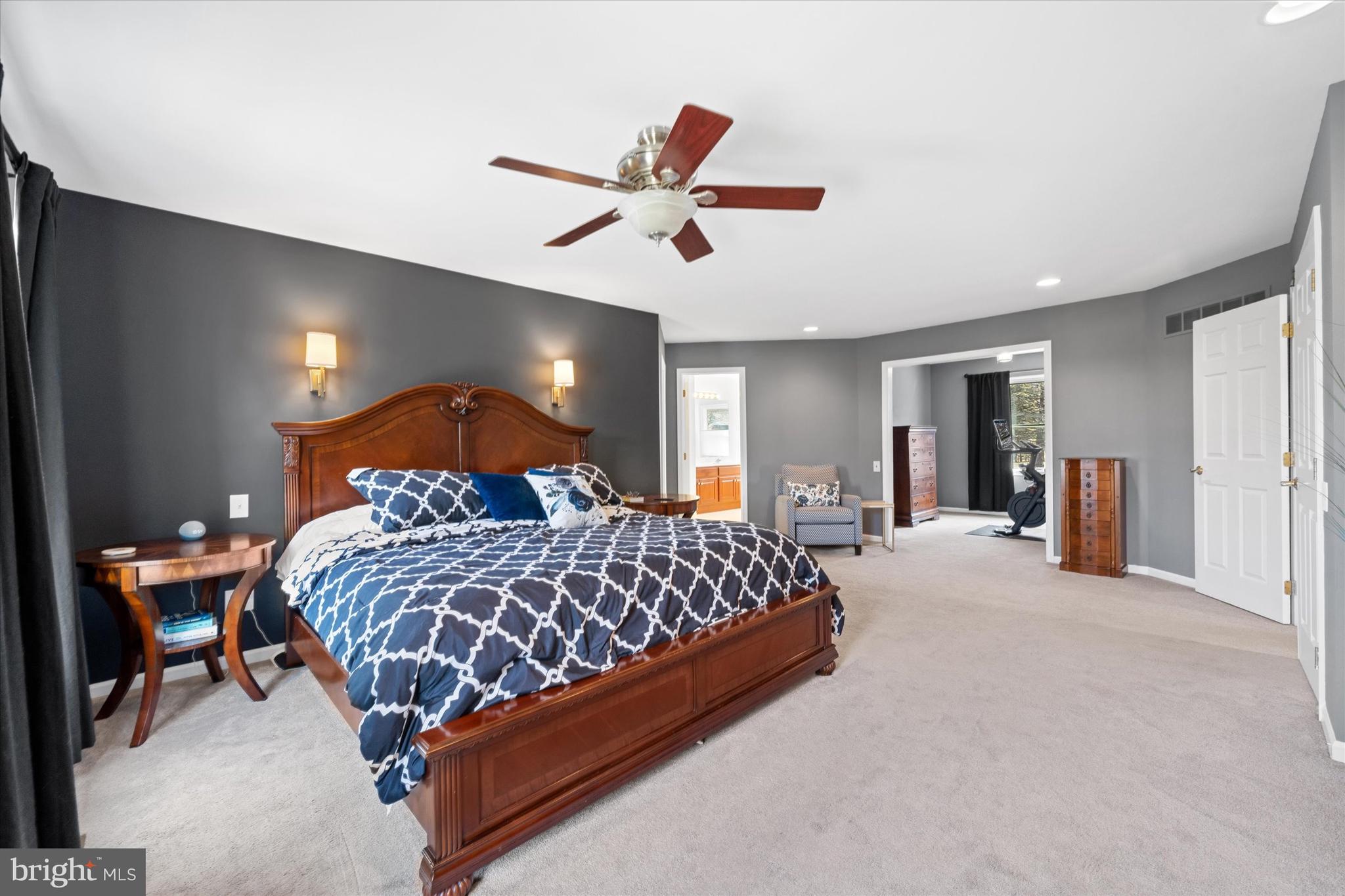 716 Regency Hill Road Hockessin, DE 19707 - Photo 40 of 73 View Looking Toward the Sitting Room & Bath