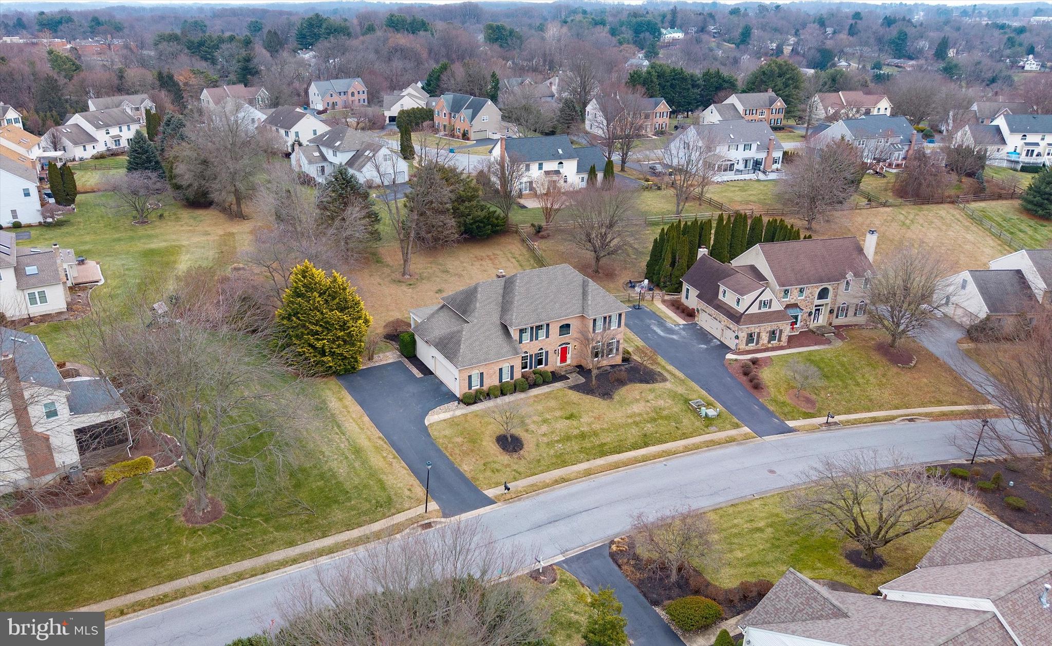 716 Regency Hill Road Hockessin, DE 19707 - Photo 67 of 73 an aerial view of a house with outdoor space