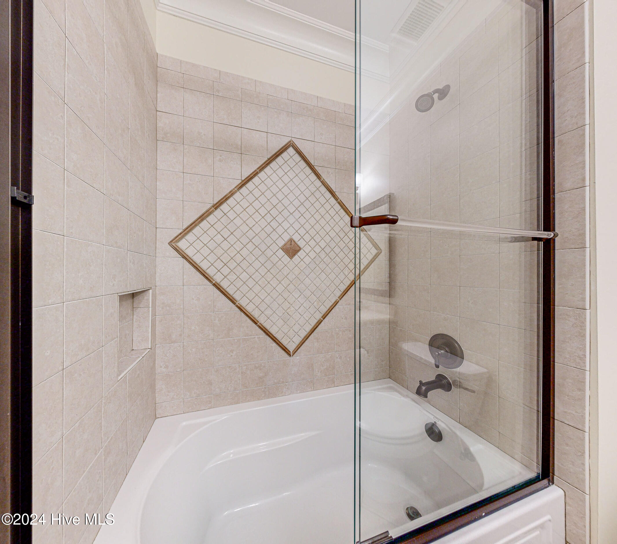 448 Forrest Park Greenville, NC 27858 - Photo 43 of 55 Upstairs Bathroom Shower