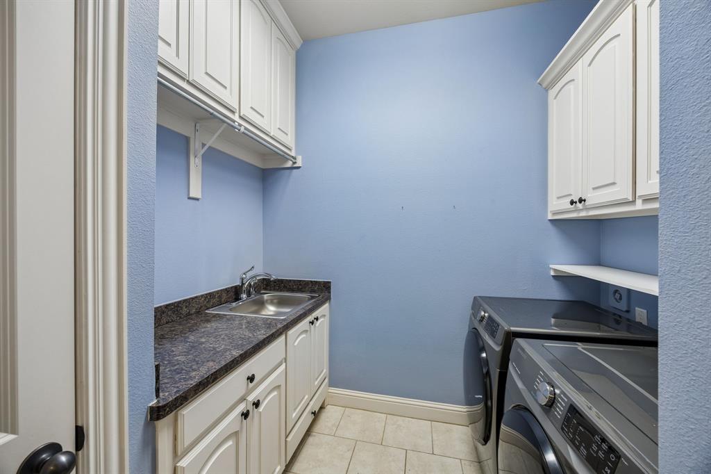 62 Trail Ridge Drive Melissa, TX 75454 - Photo 25 of 39 Laundry will be a breeze with a sink, storage and counter space