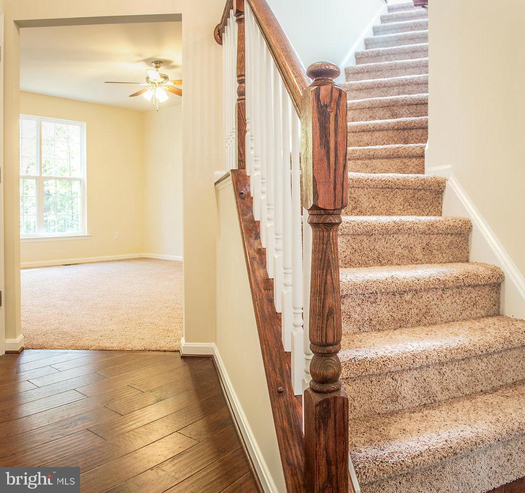 15040 Oakland Road Reva, VA 22735 - Photo 5 of 26 a view of staircase with white walls and a window