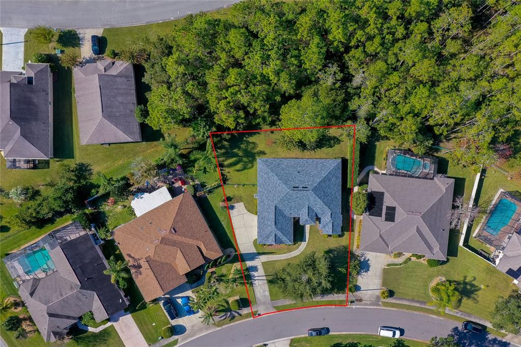 27 Foxhunter Flat Ormond Beach, FL 32174 - Photo 38 of 47 an aerial view of a house with a garden