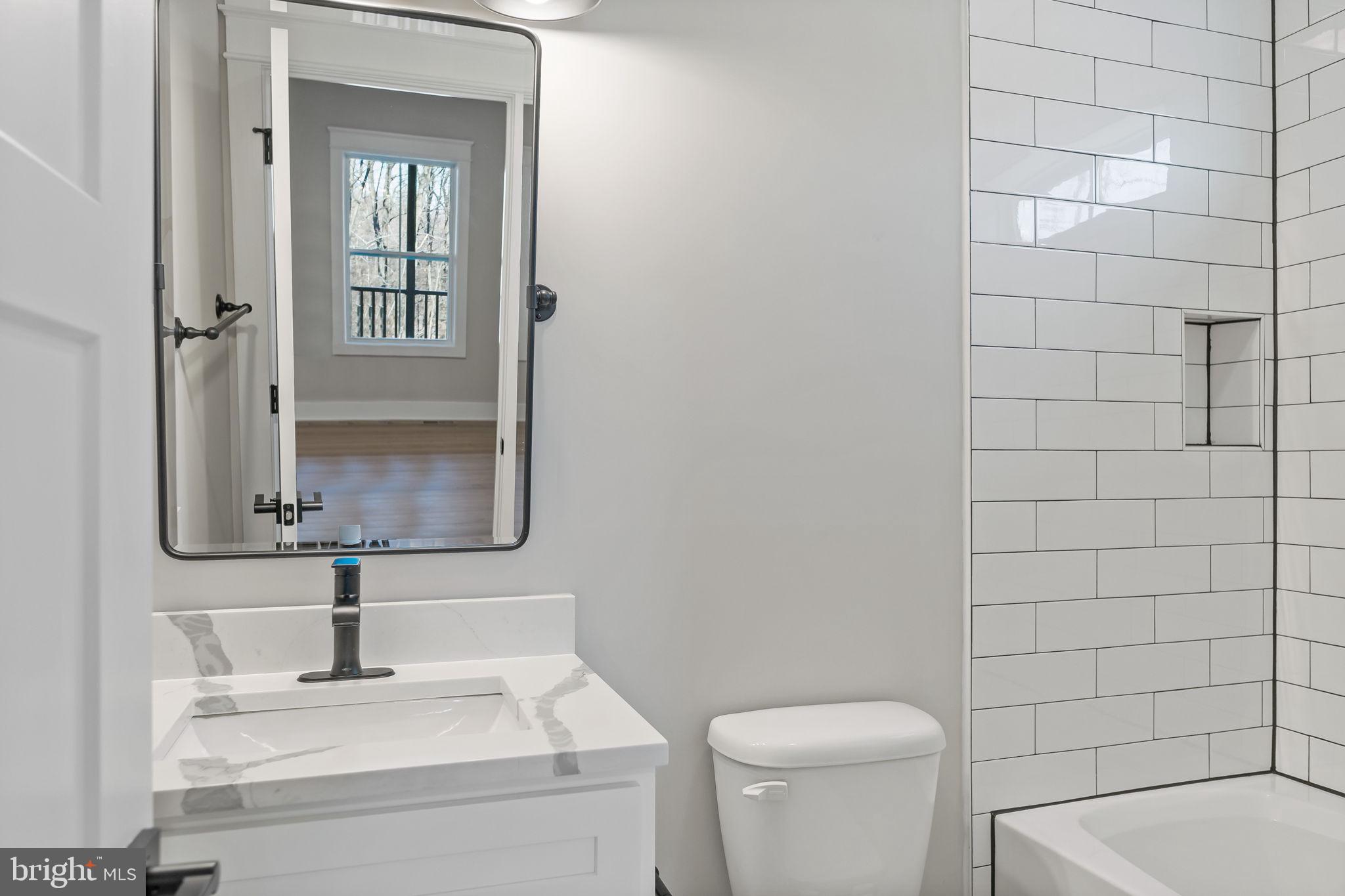 321 Mistletoe Lane Shepherdstown, WV 25443 - Photo 22 of 57 a bathroom with a sink a toilet and mirror