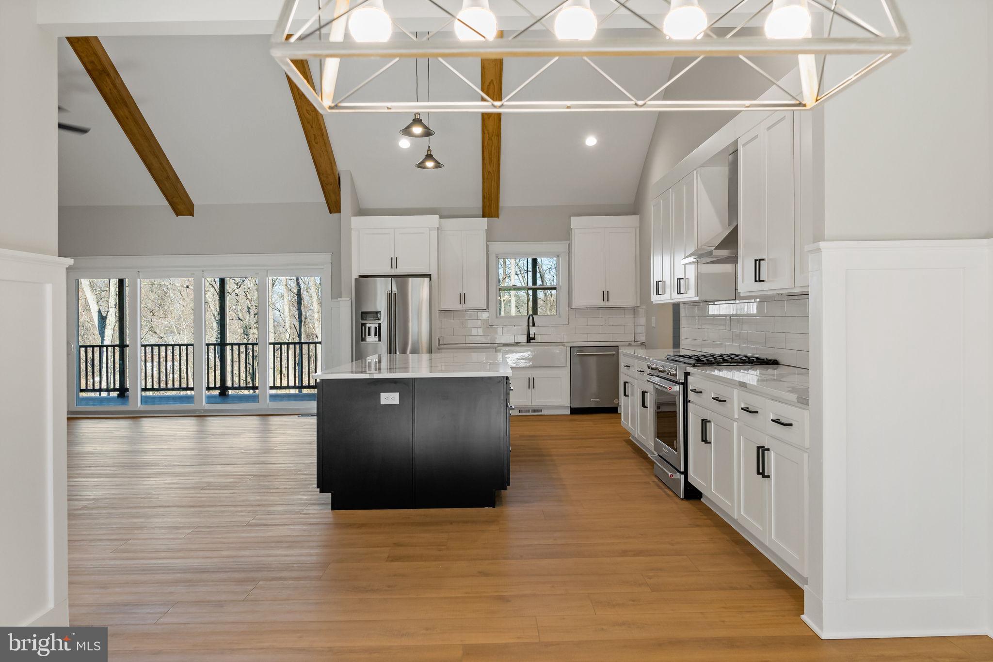 321 Mistletoe Lane Shepherdstown, WV 25443 - Photo 9 of 57 a kitchen with stainless steel appliances granite countertop a sink cabinets and wooden floor