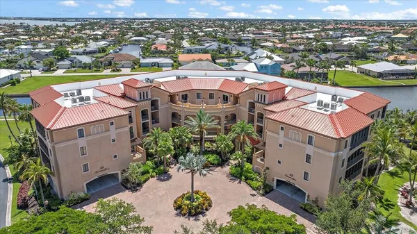 a view of a garden with an outdoor space