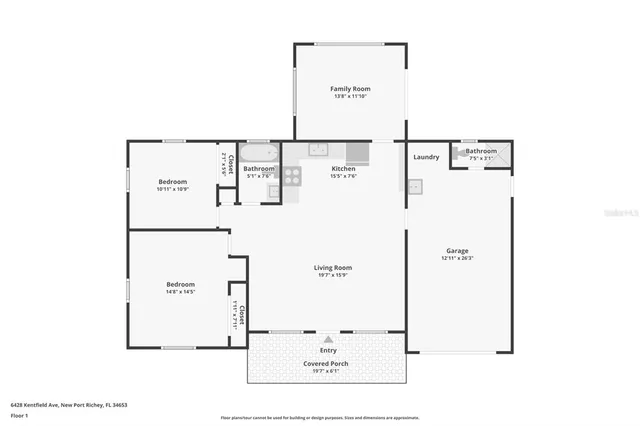 a house view with backyard space