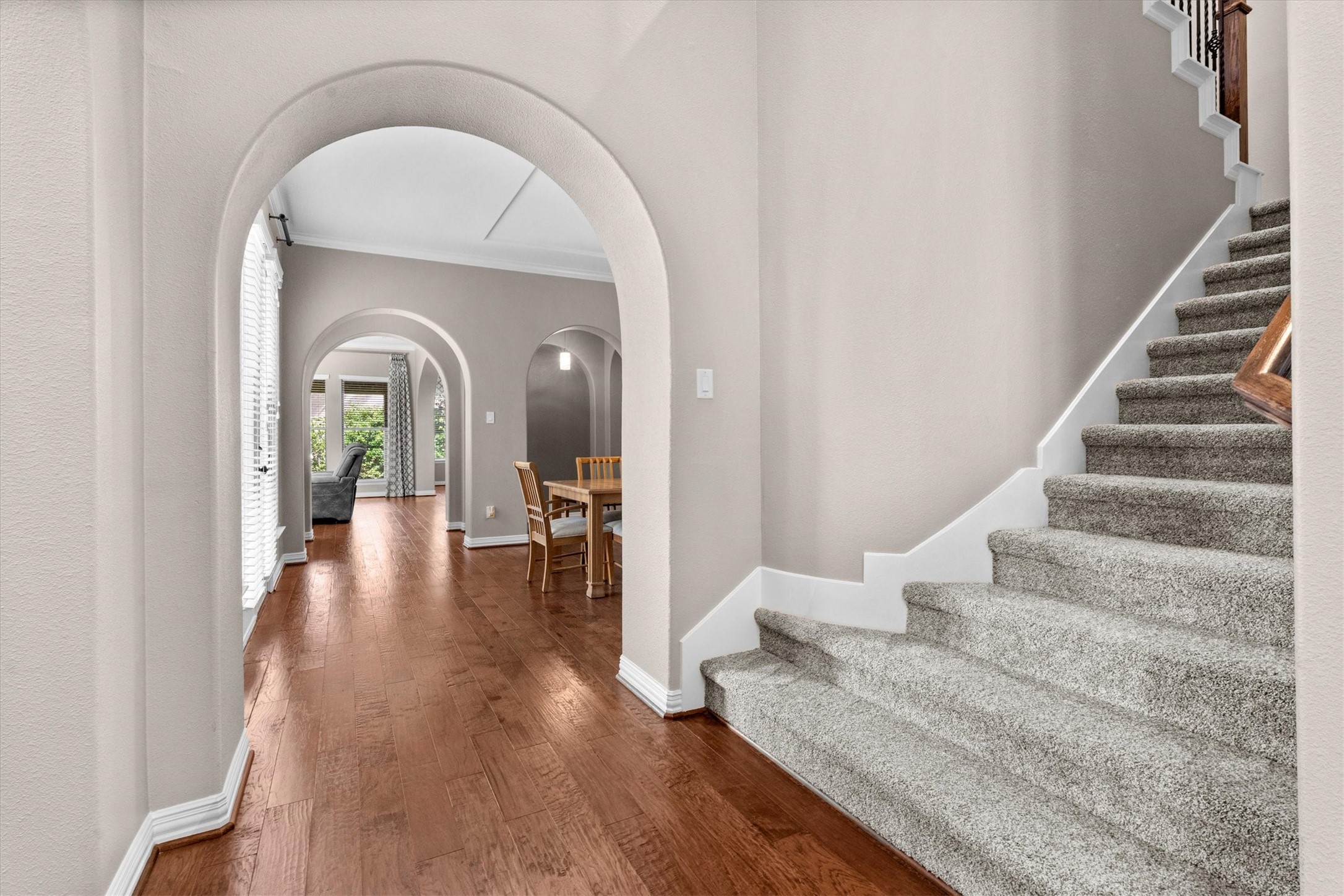130 East Cove View Trail Spring, TX 77389 - Photo 6 of 50 Wide entry with wood floors throughout