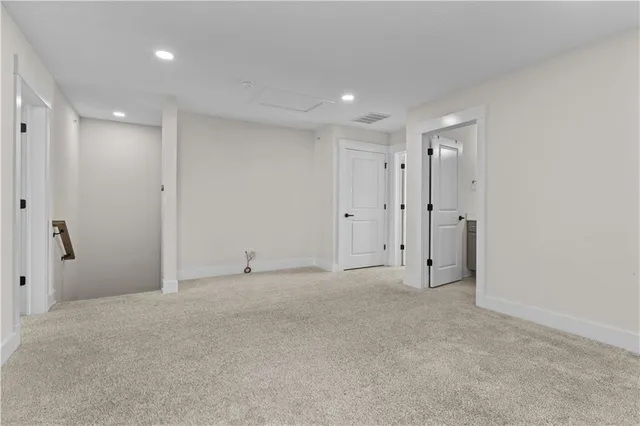 a view of an empty room