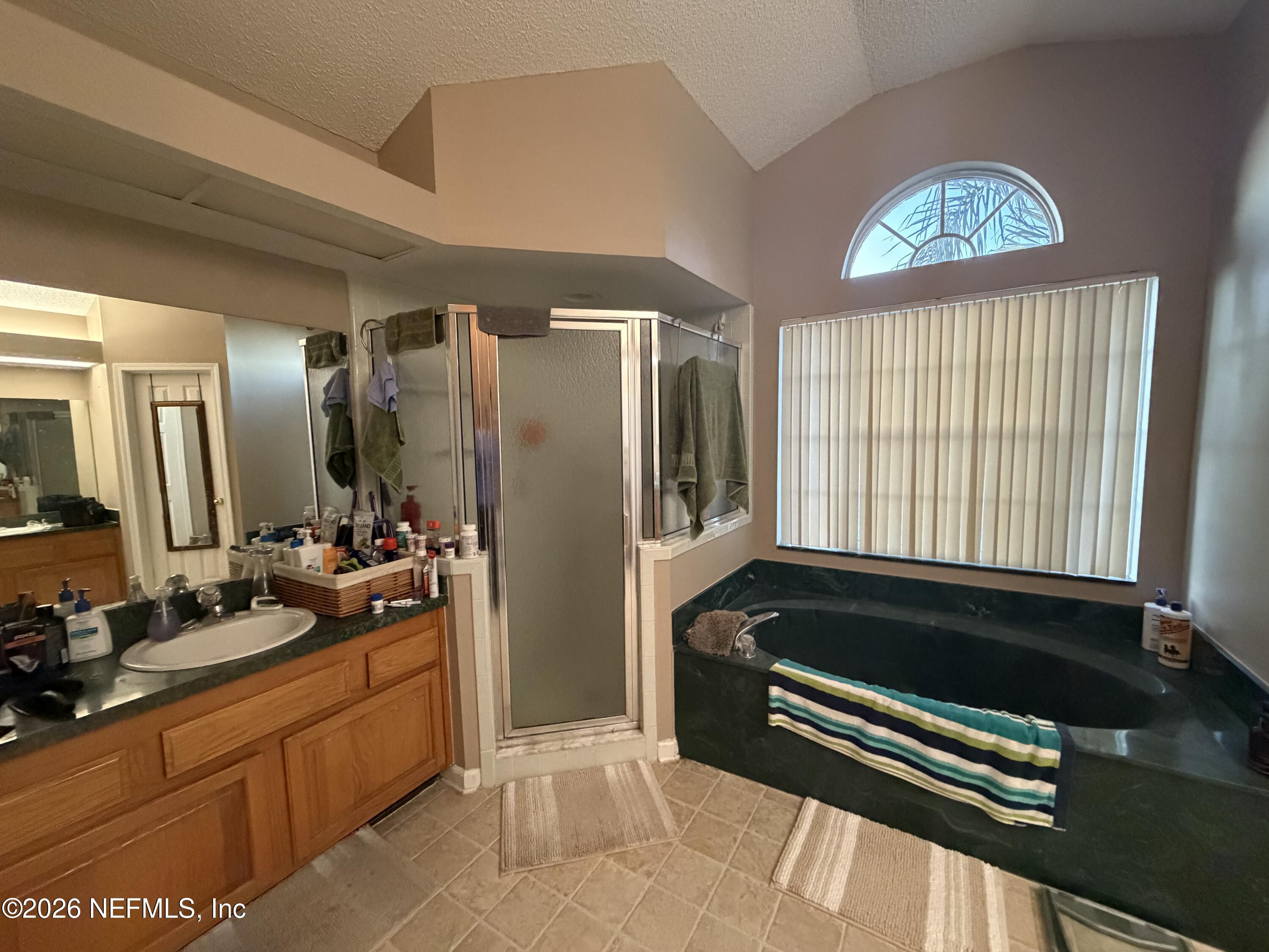 1478 Winston Lane Fleming Island, FL 32003 - Photo 9 of 15 a bathroom with a bathtub and a shower