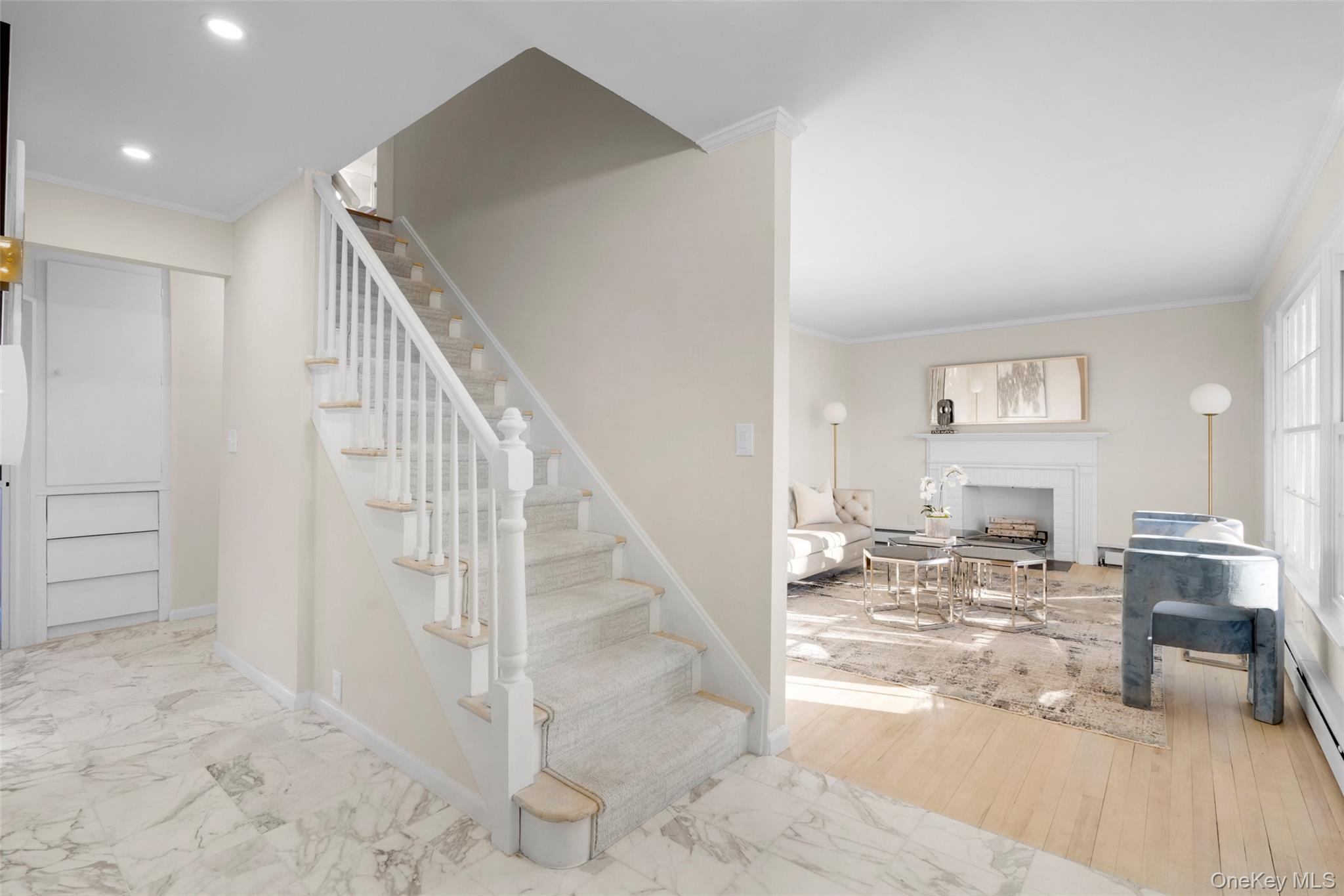 151 Hilburn Road Scarsdale, NY 10583 - Photo 2 of 40 a view of a hallway with seating area