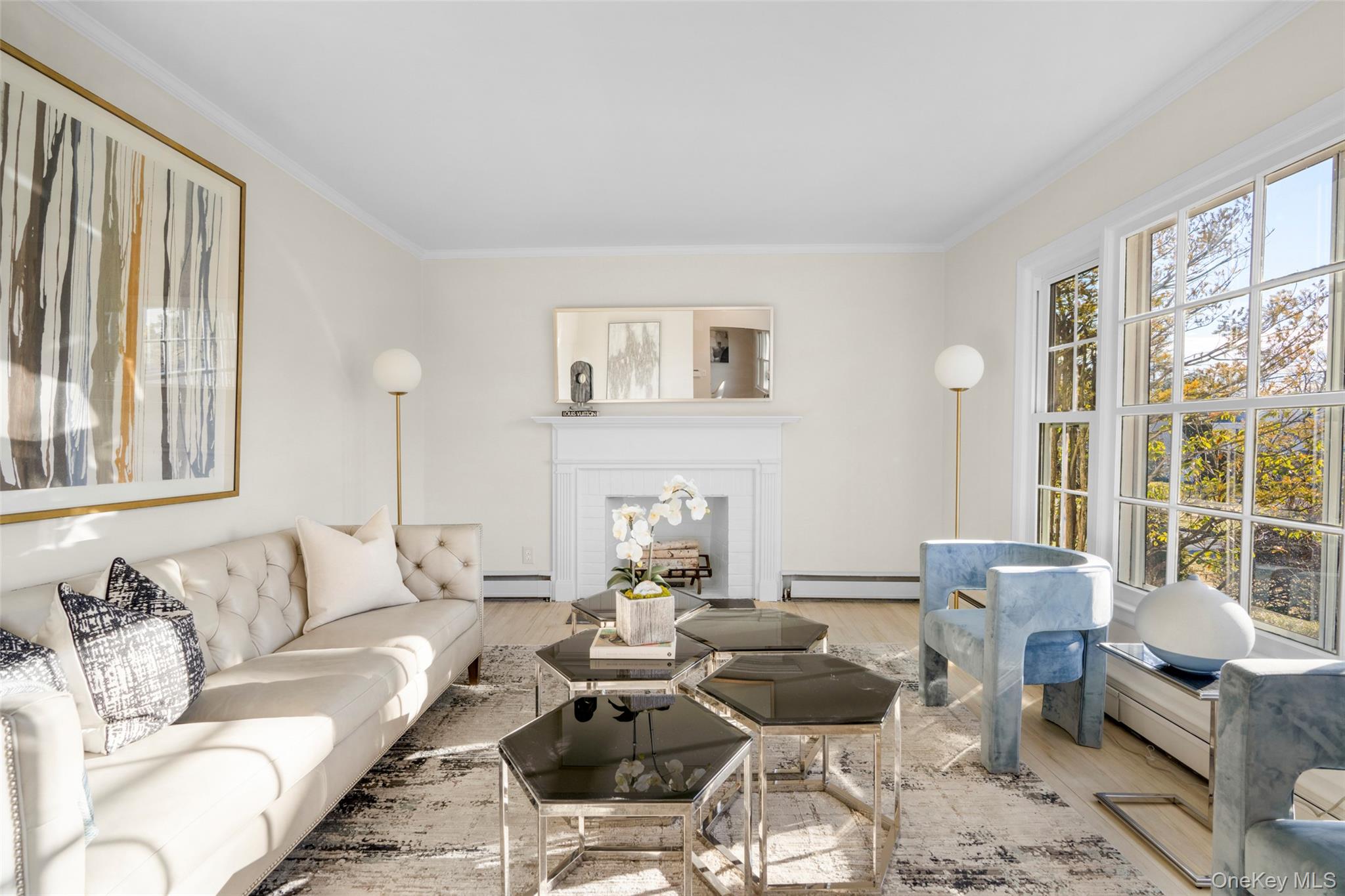 151 Hilburn Road Scarsdale, NY 10583 - Photo 5 of 40 a living room with furniture and a large window