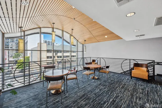 a view of a roof deck