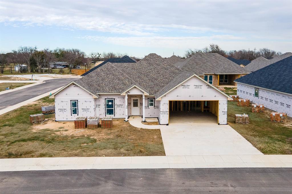 an aerial view of residential houses