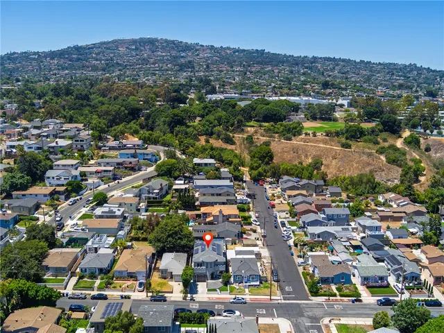 an aerial view of city