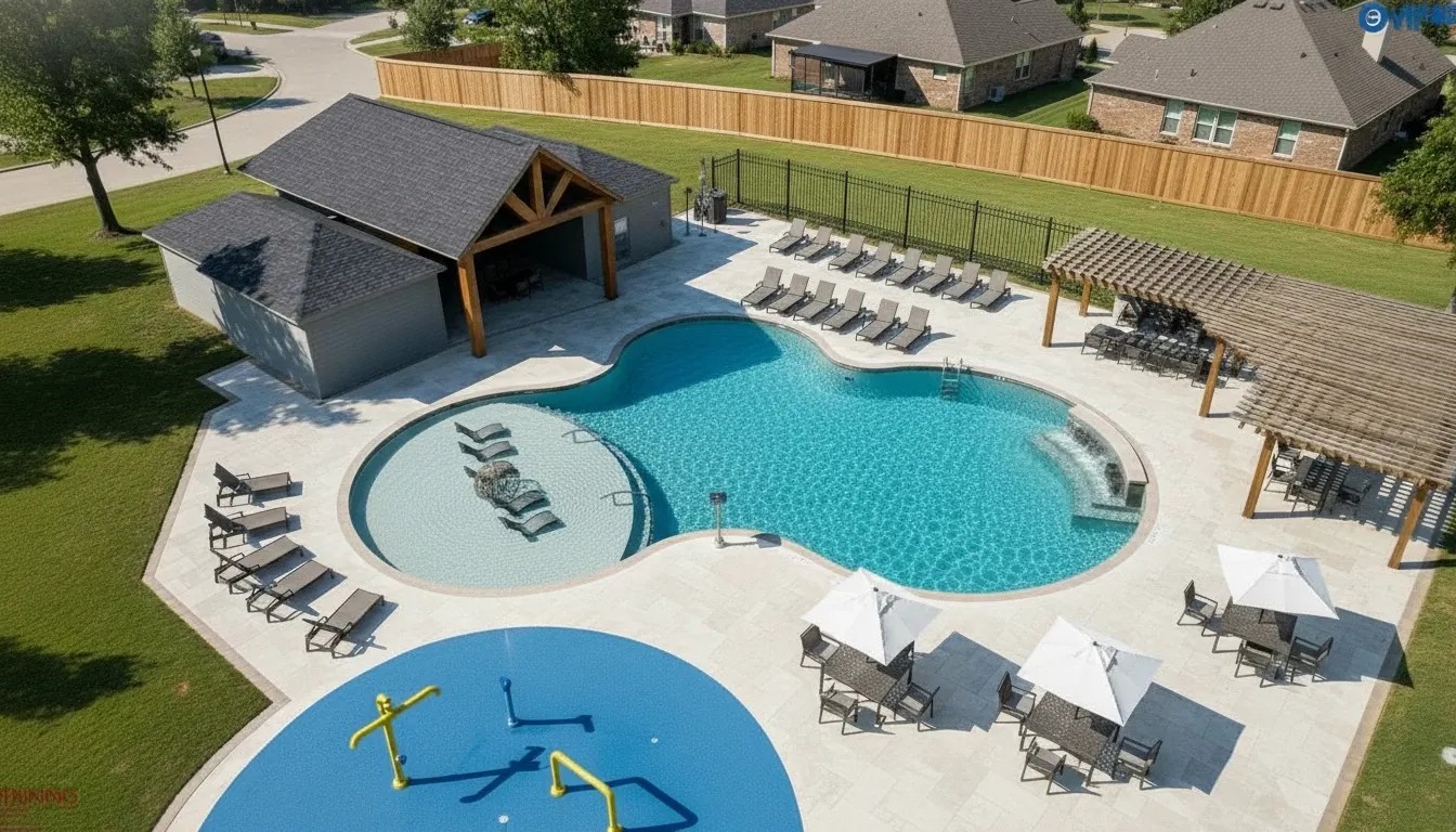 313 Redbud Rdg Drive Brookshire, TX 77423 - Photo 30 of 32 an aerial view of a house having outdoor space