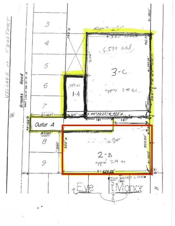 0 South Brooks Road, Unit LOT 2B Fruitport, MI 49415 - Photo 6 of 7 Survey Split proposal