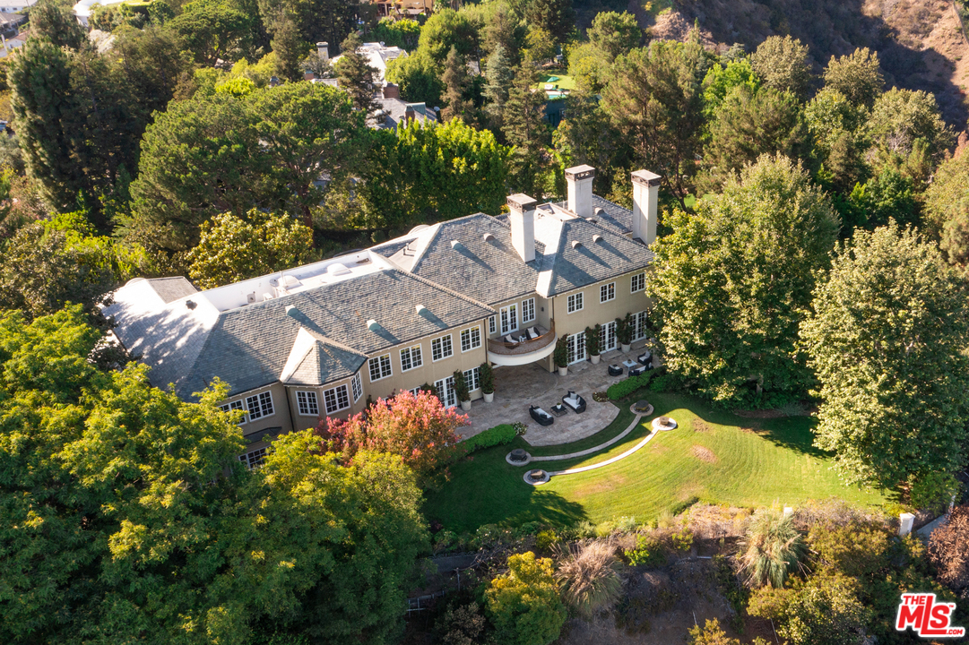 10 Beverly Park Beverly Hills, CA 90210 - Photo 4 of 33 an aerial view of a house with yard swimming pool and outdoor seating