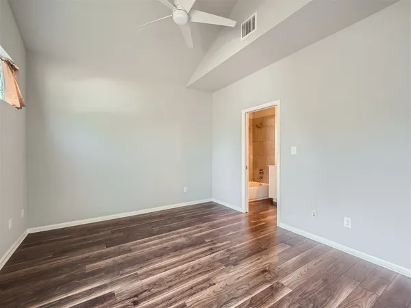 wooden floor in an empty room