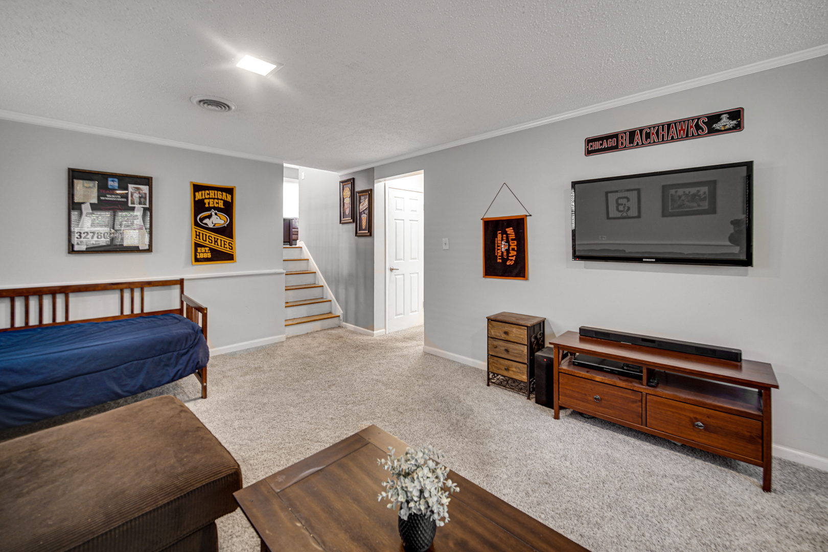 533 Drake Street Libertyville, IL 60048 - Photo 18 of 43 a living room with furniture and a flat screen tv