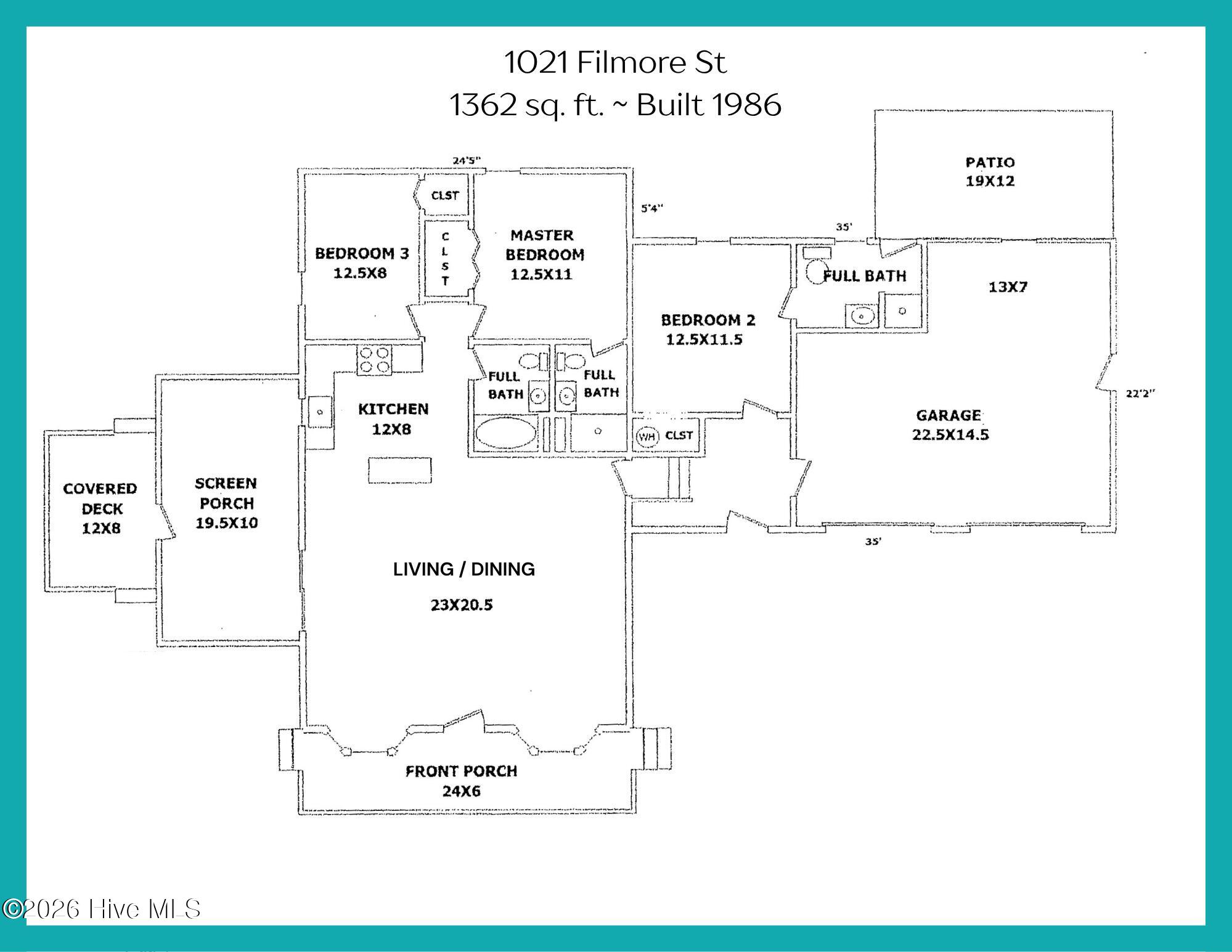 1021 Filmore Road Southport, NC 28461 - Photo 88 of 88 Floor plan