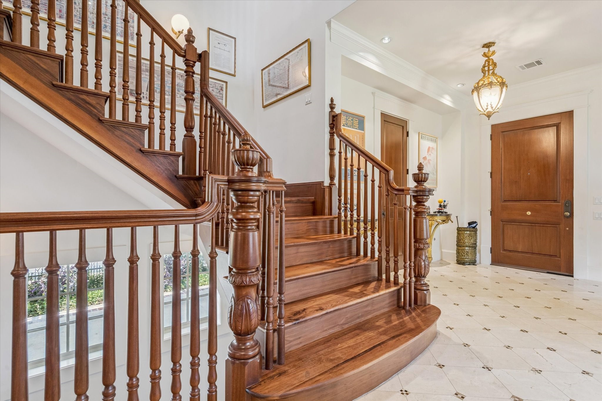 1819 Banks Street Houston, TX 77098 - Photo 4 of 43 a view of entryway with wooden floor