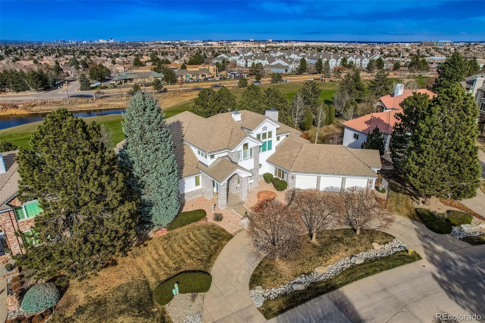 8561 Colonial Drive Lone Tree, CO 80124 - Photo 46 of 50 an aerial view of a house