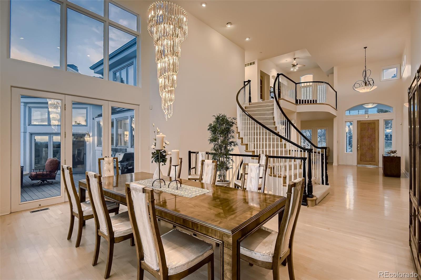 8561 Colonial Drive Lone Tree, CO 80124 - Photo 10 of 50 a view of a dining room with furniture