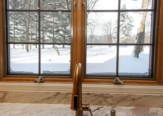 a view of a floor with a window