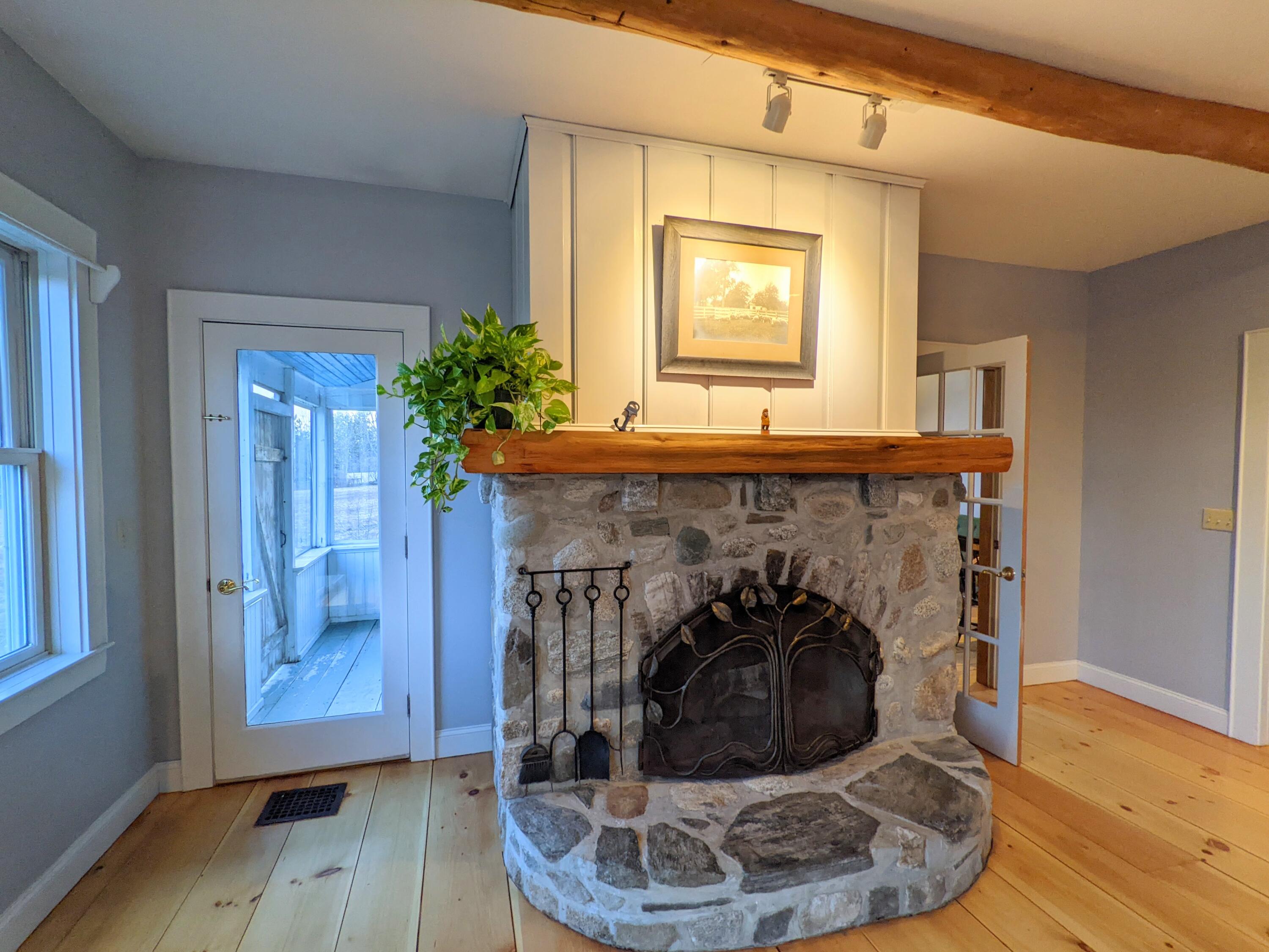 687 Razorville Road Washington, ME 04574 - Photo 47 of 80 stone fireplace