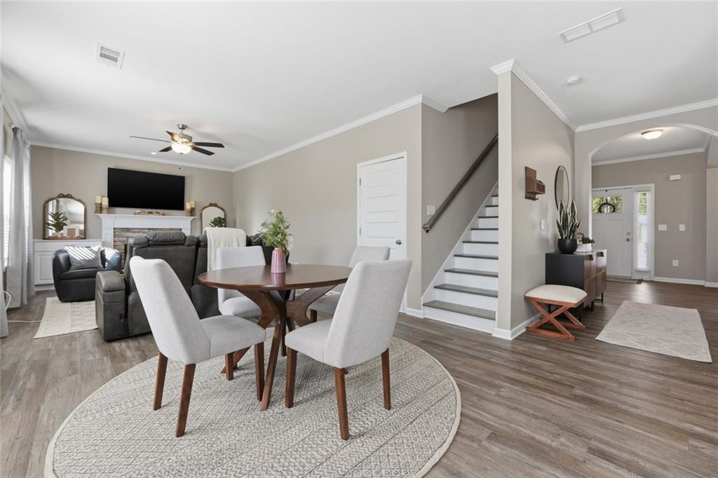 166 Ashbridge Lane Dallas, GA 30132 - Photo 10 of 35 a view of a dining room with furniture
