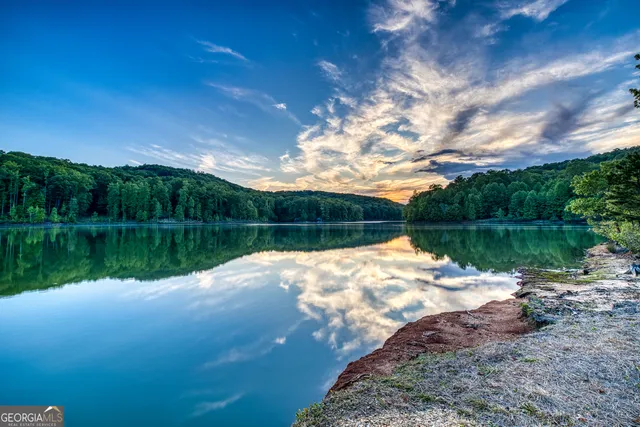 a group of people sitting in a big yard