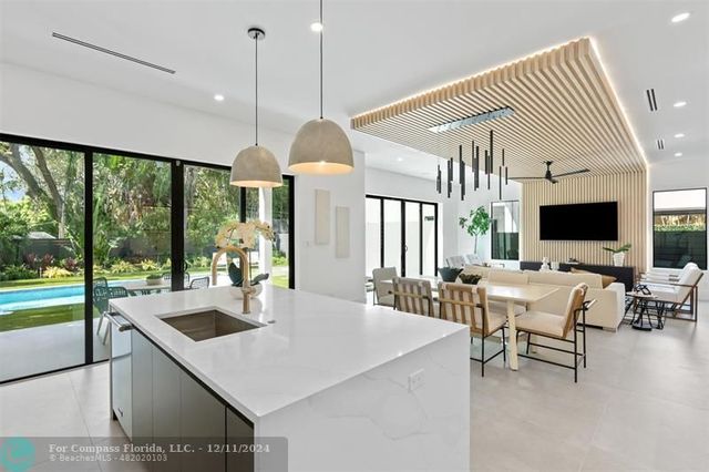 a view of an empty room with a sliding door