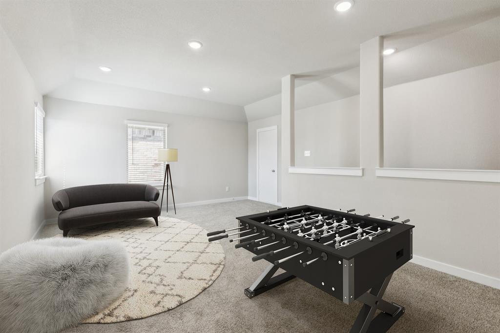 15212 Supreme Street Aledo, TX 76008 - Photo 23 of 34 Game Room in the Stanley II home plan by Trophy Signature Homes – REPRESENTATIVE PHOTO