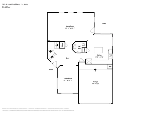 $2,045 | 20516 Hawkins Manor Lane, Katy, TX 77449