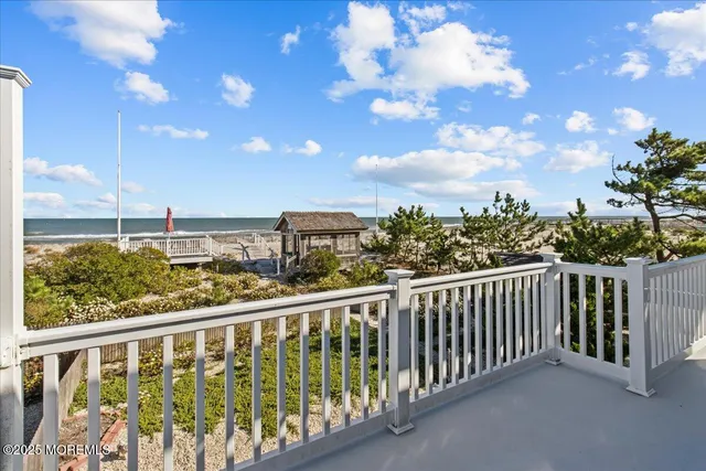 a view of outdoor space with seating space