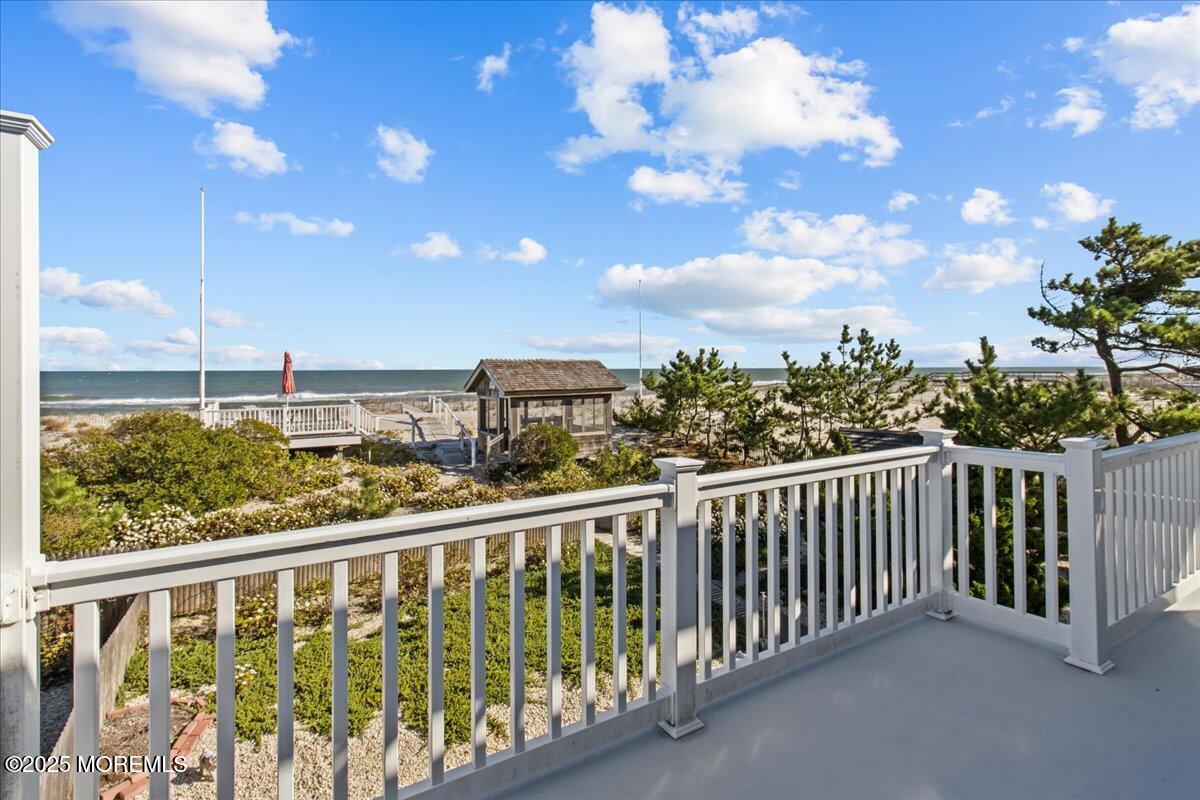 262 Sunset Lane Mantoloking, NJ 08738 - Photo 13 of 45 a view of city from a balcony