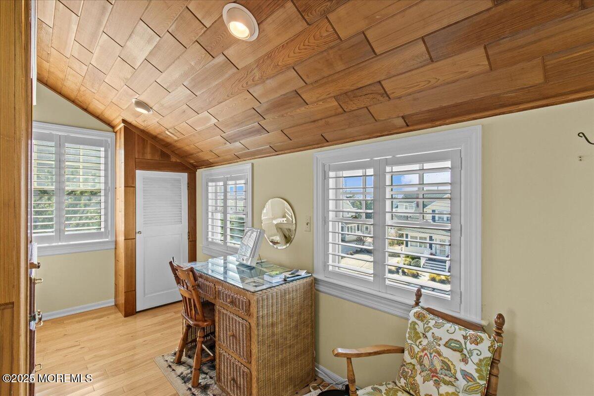 262 Sunset Lane Mantoloking, NJ 08738 - Photo 22 of 45 a view of a dining room with furniture window and outside view
