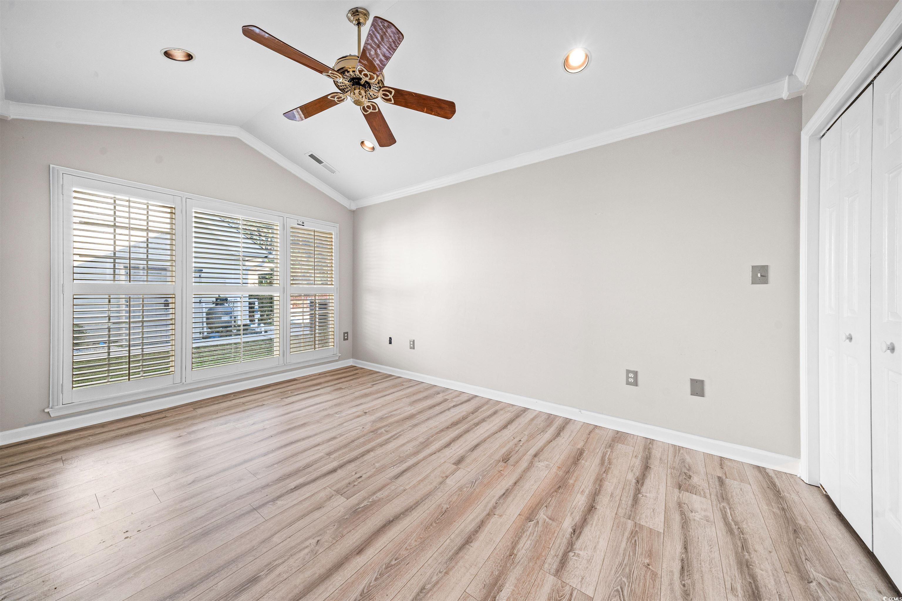 366 Pilothouse Drive Myrtle Beach, SC 29577 - Photo 18 of 40 Unfurnished bedroom featuring light wood-type floo