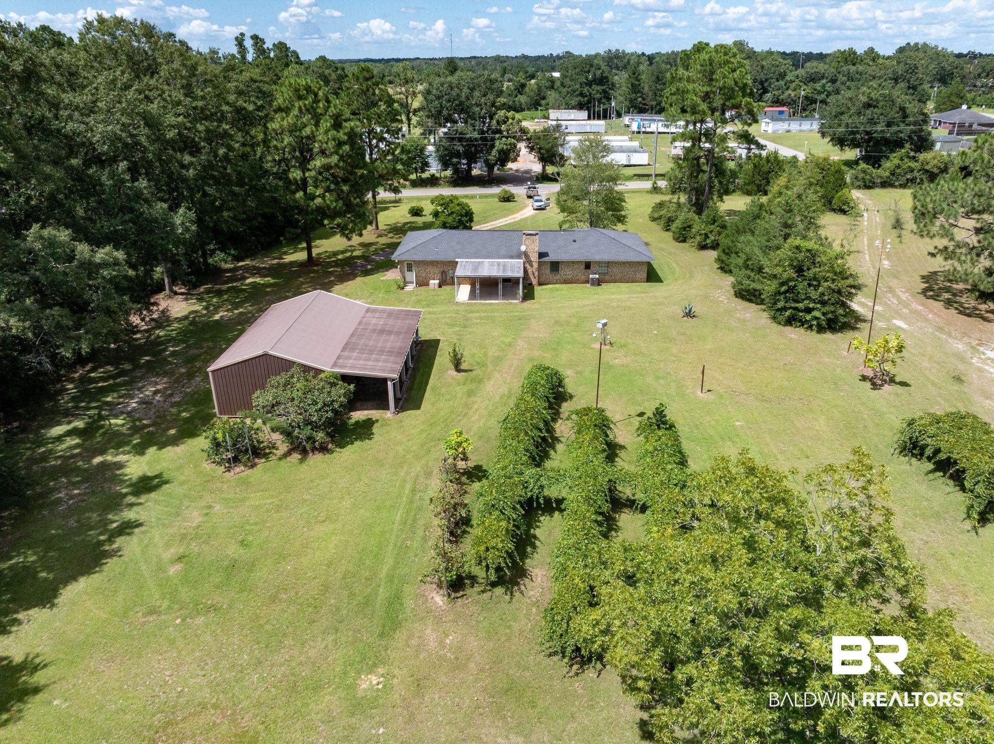 15880 Pine Grove Rd Extension West Bay Minette, AL 36507 - Photo 44 of 44 Birds eye view of property